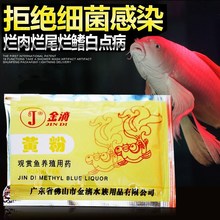 水族金滴黄粉白粉杀菌水霉治疗疾病观赏鱼药粉烂肉烂跨境专供代发