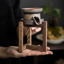 粗陶茶漏套装茶滤陶瓷自动过滤器公杯套组茶隔分茶器茶道配件