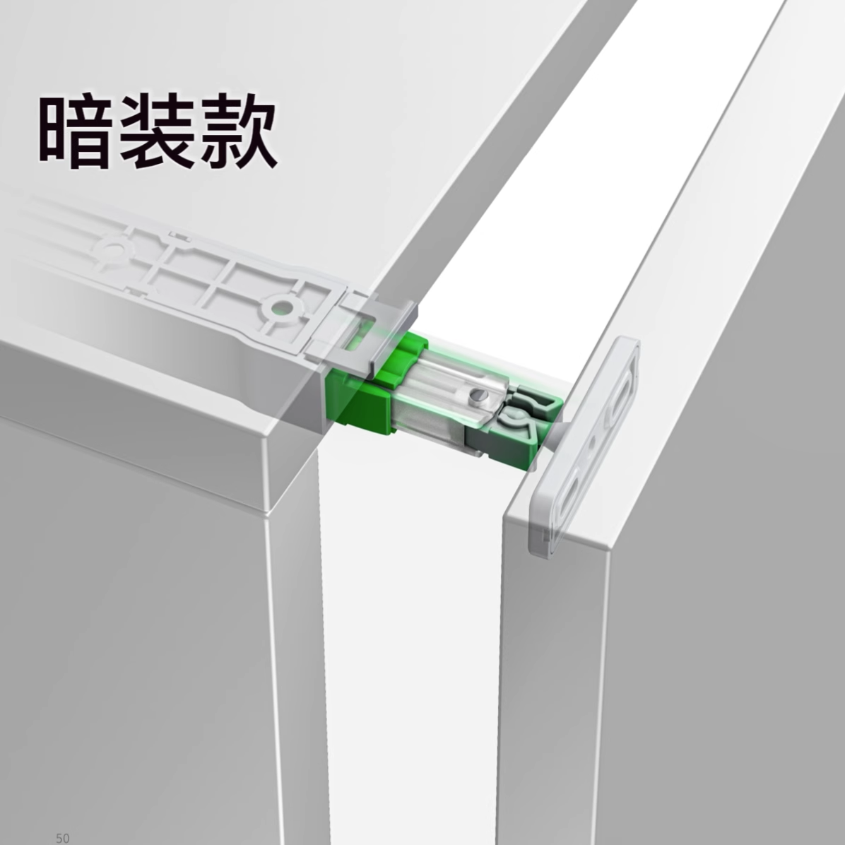 4tf1哥尼迪柜门按压式自锁反弹器衣柜防撞免拉手弹簧开关按压弹器