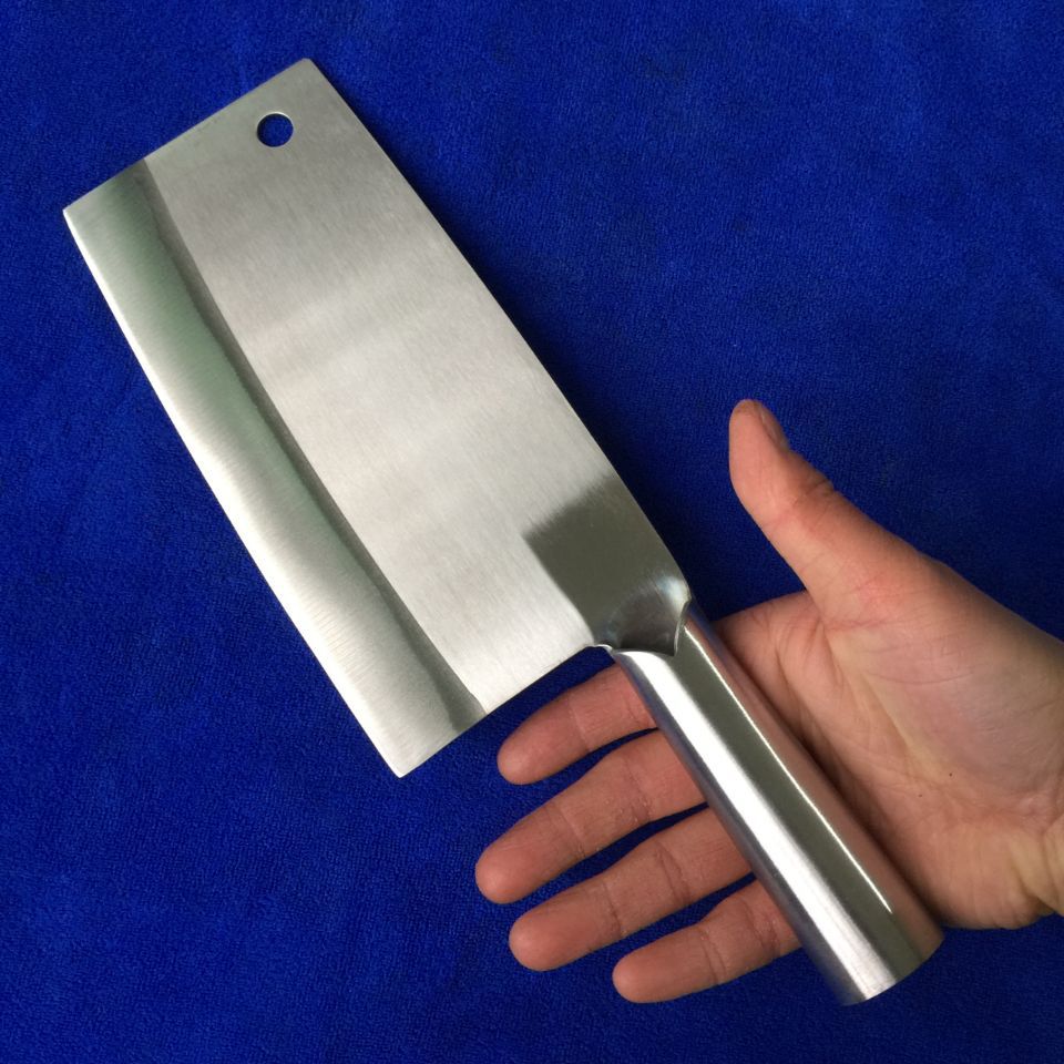 铬钢切片刀 越南铬钢刀 铬钢桑刀铁柄切片刀斩切两用刀不锈钢菜刀
