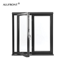 王品 澳洲标准AS2047  厂家定制 铝合金平开窗 极窄中空钢化玻璃