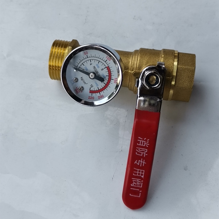 末端试水装置消防试压消防设备配件接头dn25