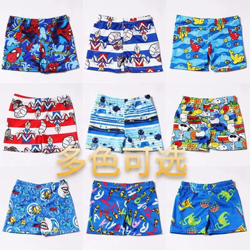 卡通平角速干游泳裤大童小童男孩一次性儿童泳裤宝宝男童游泳裤
