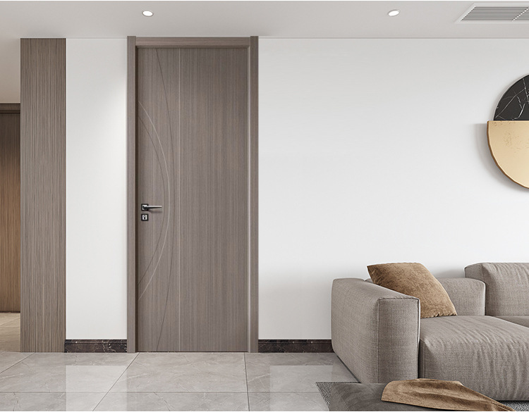 tata同款室内房间卧室套装门生产批发复合烤漆免漆隔音常规实木门