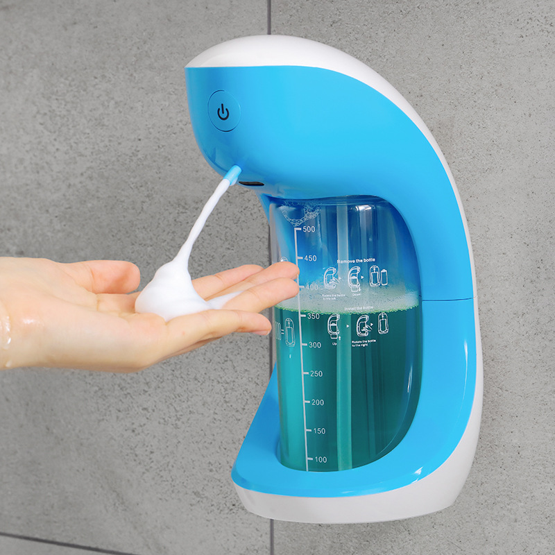 Induction Foam Mobile Phone Hand Sanitizer Sensing Machine Wall-Mounted Hand Sanitizer Household Electric Soap Dispenser