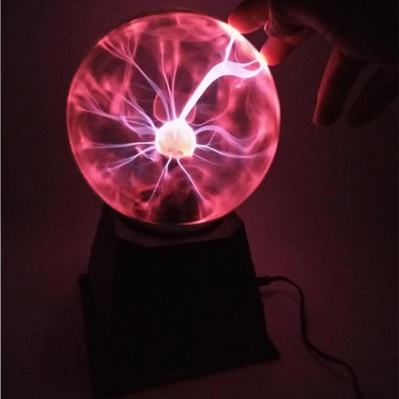 usb5寸静电球离子球魔球plasma ball玻璃球