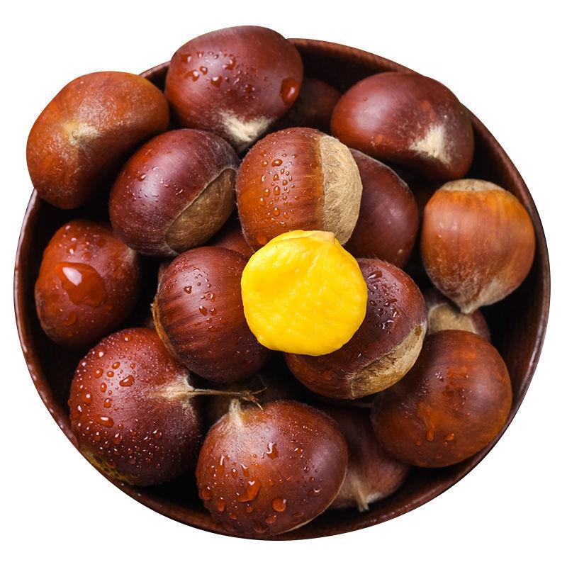 5斤包邮新鲜板栗丹东板栗现摘现发生栗子新鲜菜板栗迁西油板栗