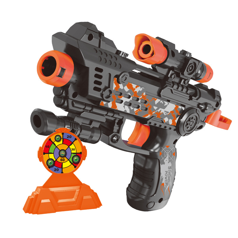 Soft Bullet Gun Toy Suit Children and Boys Manual Bolt Soft Bullet Gun Eva Bullet Simulation Pistol Combination
