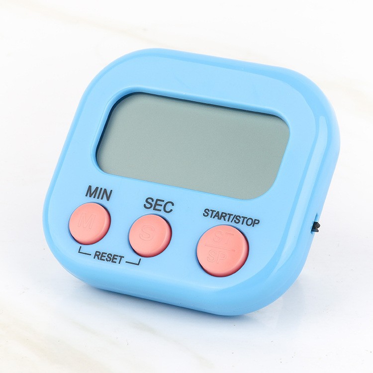 正方形电池电子手动可以中墙贴钟卧室自主数字定时器