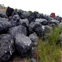 矿山批发黑山石野山石日式枯山水景观黑山石假山驳岸