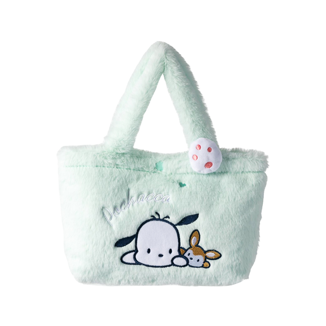 Cosmetic Bag Eight-Inch Clow M Cinnamoroll Babycinnamoroll Handbag Plush Toy Japanese Sugar Bag Prize Claw Doll Bag