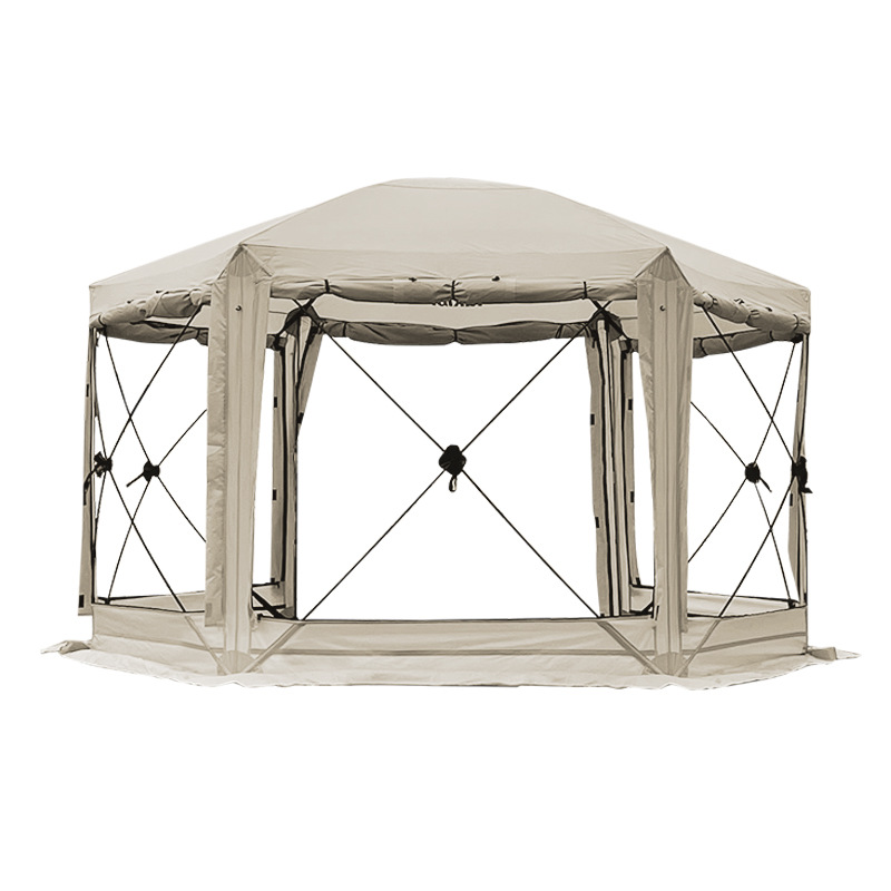 Takibi Takibi Outdoor Hexagonal Tent Mosquito Net Quickly Open Voile Anti-Mosquito Courtyard Camping Pergola Camp Tent