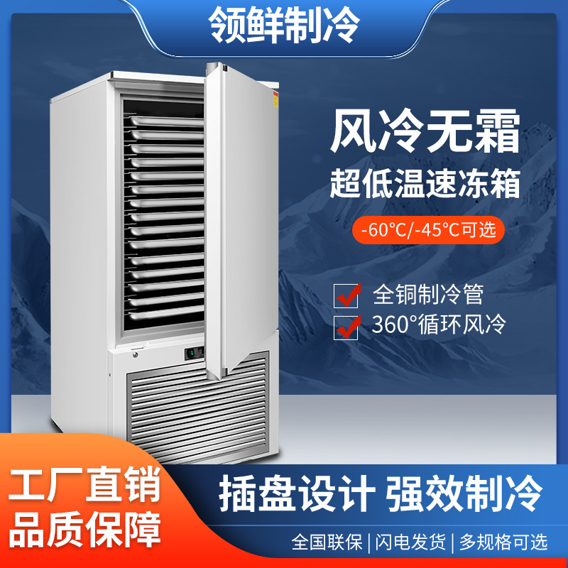 商用速冻柜急冻箱超低温海鲜高端预制菜食材加工-45℃/-60℃