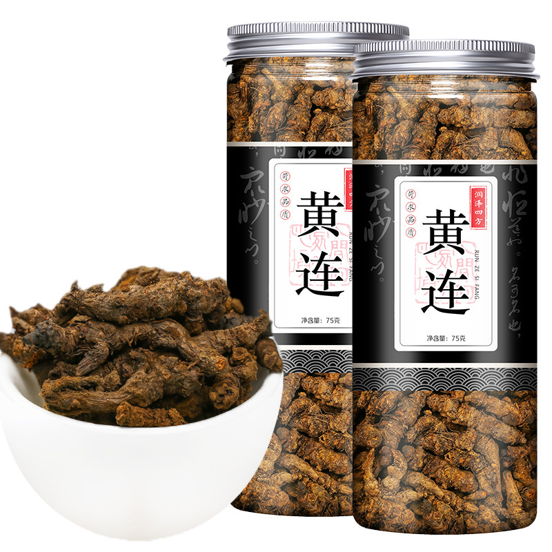 黄莲 川黄连 鸡爪黄连 黄连片 中药材批发中草药药材店铺一件代发