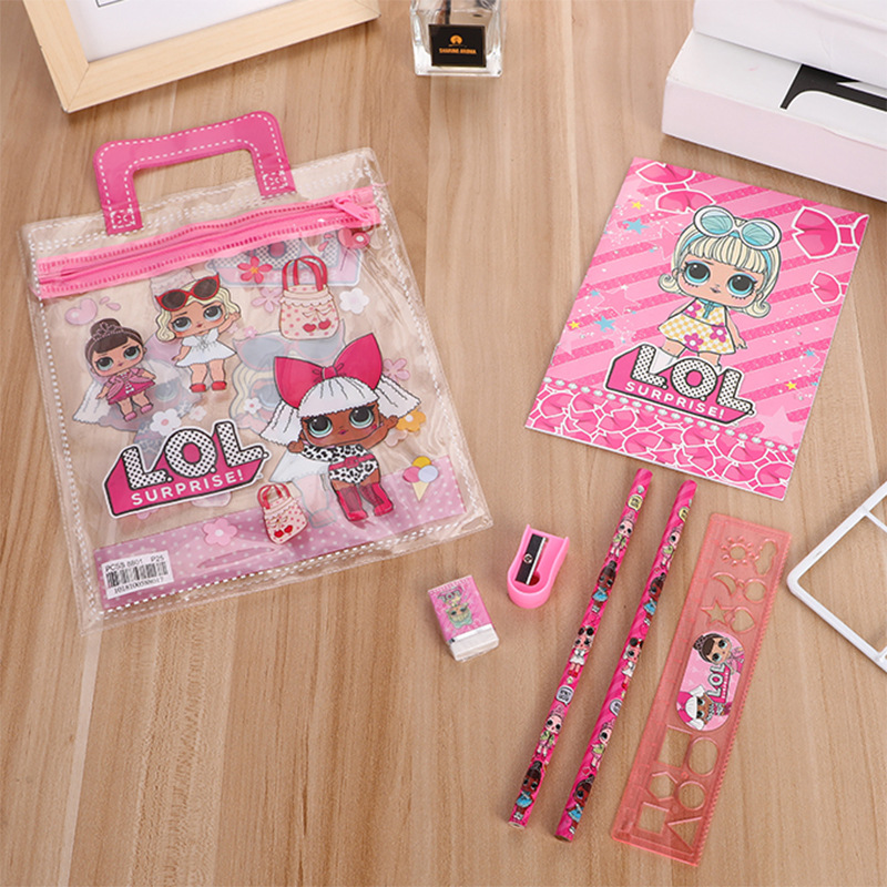 Creative Children's Handbag Stationery Set Pencil Eraser Combination School Supplies Children's Day Gift