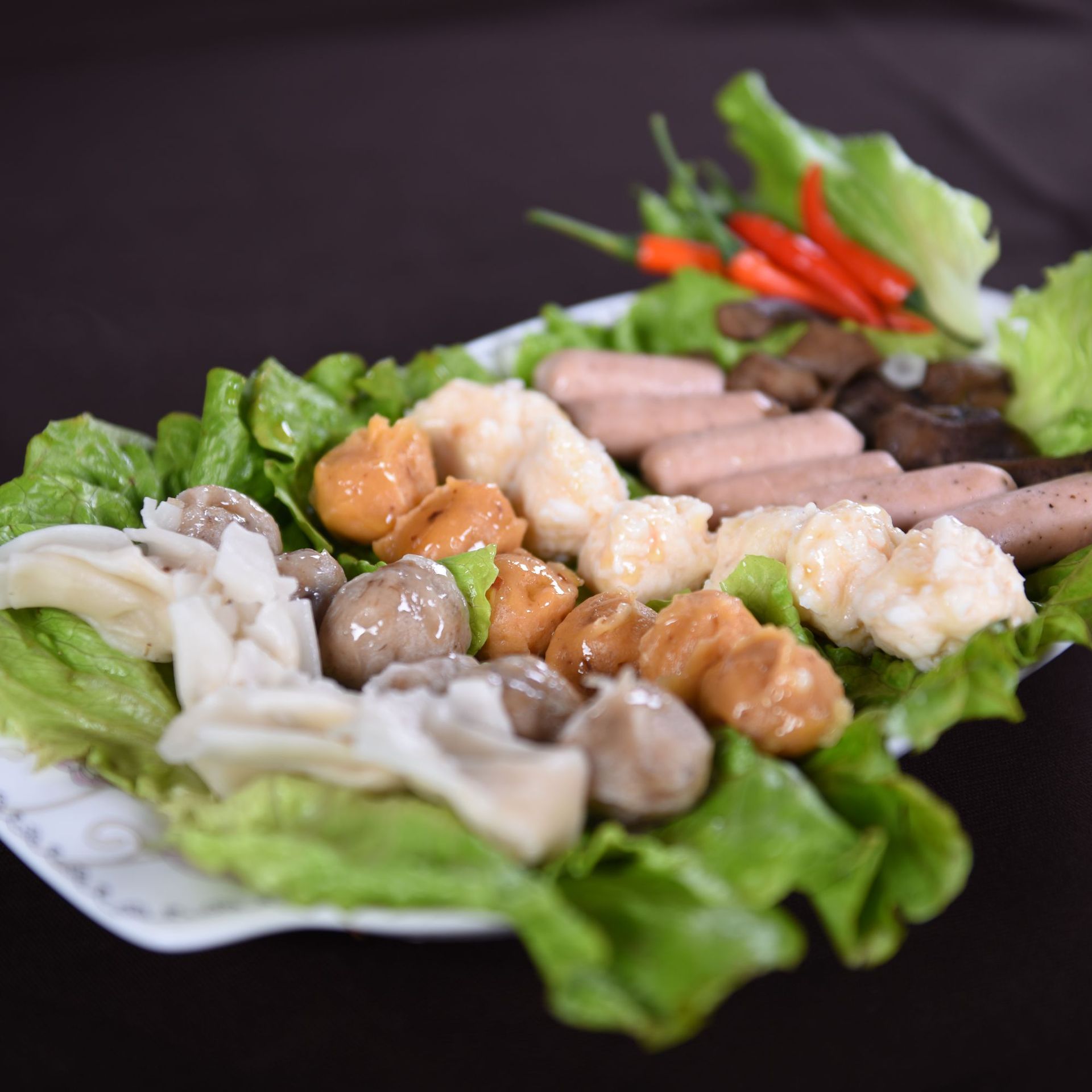 素什锦火锅料送麻辣烫底料 家用串串香锅素食食材酒店餐厅火锅料