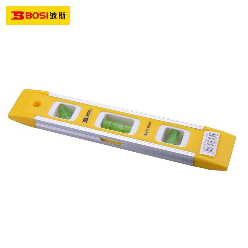 香港波斯工具BOSI 微型磁性水平尺9寸 230MM平水尺BS111930水平仪