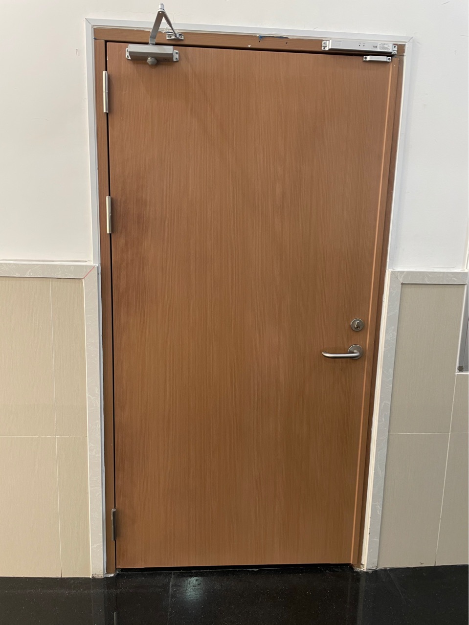 钢制木纹转印甲级乙级防火门 带观察玻璃