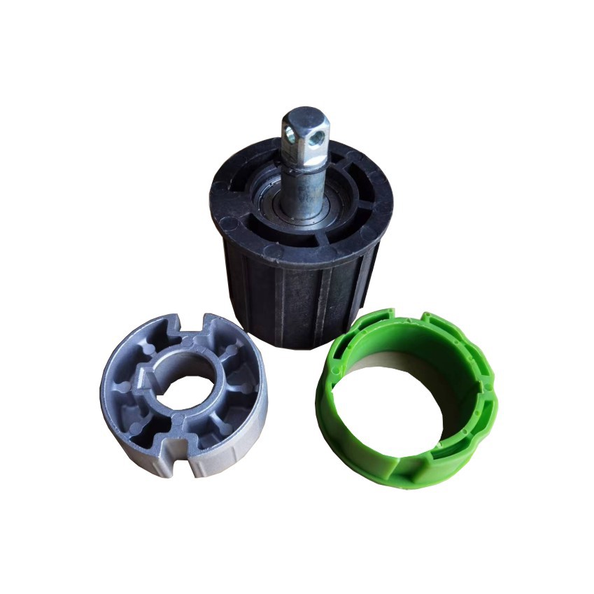 杜亚原装3寸管85mm电动卷帘门窗4559管状电机配件皇冠转轮尾插