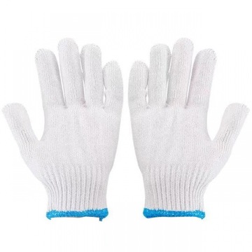 丽必政灯罩棉手套棉纱劳动工作棉线耐磨尼龙手套手部防护劳保手套