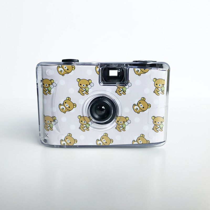 单机小熊多性相胶卷相机传统复古礼品相机可冲洗胶片外壳图案卡通