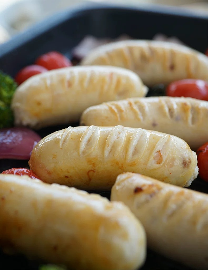 鲜虾肠东山手打品海虾肠烤香肠火腿肠火锅底料海鲜肠