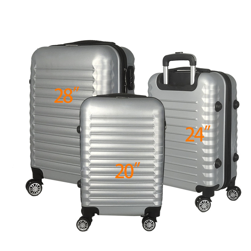 源头工厂定zuo高档abs拉杆箱20/24/28寸三件套行李箱学生旅行箱现