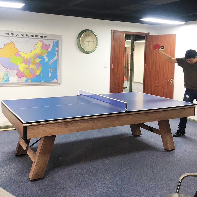 七尺2.1 家用台球桌全新升级乒乓球桌二合一两用多功能美式桌球台