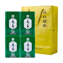 杯口留香毛尖茶4罐装200g加拎袋毛尖茶叶绿茶嫩芽年货过年送