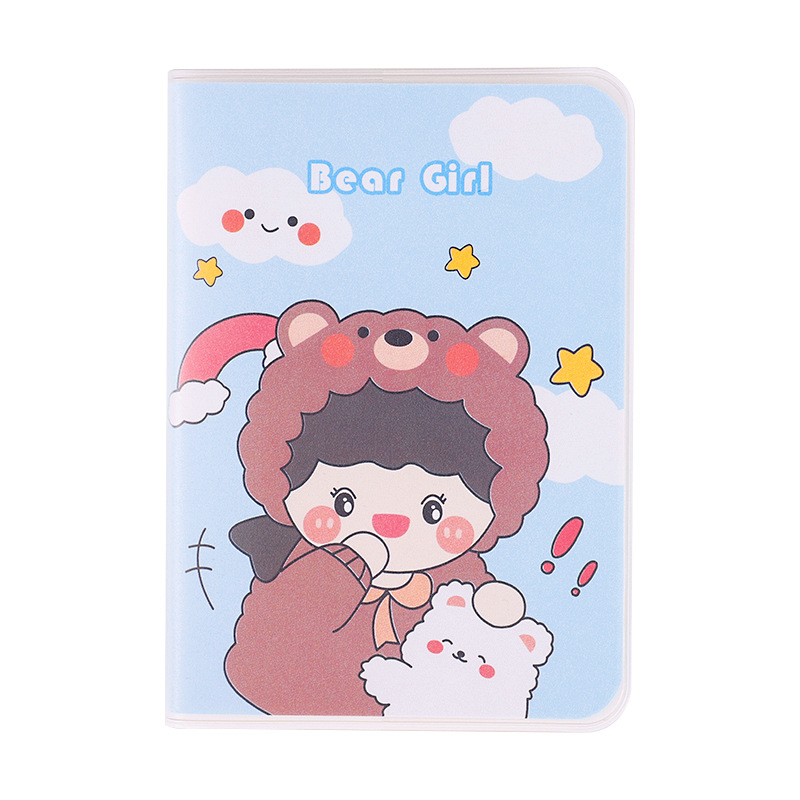 Notepad Small Size Portable Small Notebook Cute Girl Mini Plastic Cover Notebook Pupils' Stationery Wholesale