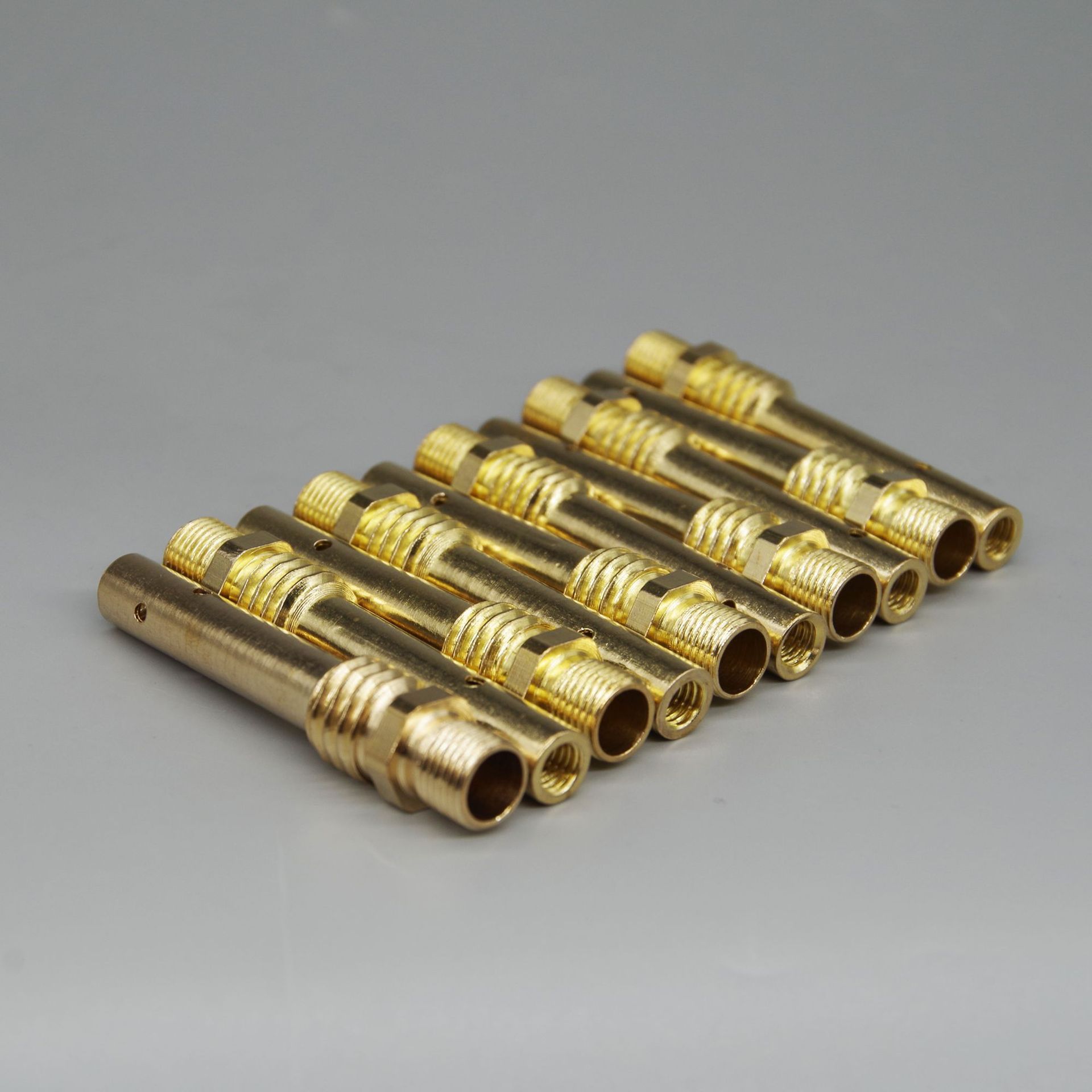 二氧化碳焊枪连接杆350a紫铜导电杆 导电嘴座 气保焊枪配件