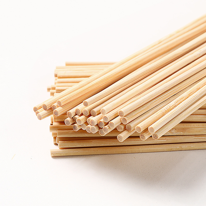 细竹棍2.5平头竹签创意水果签材料竹棒