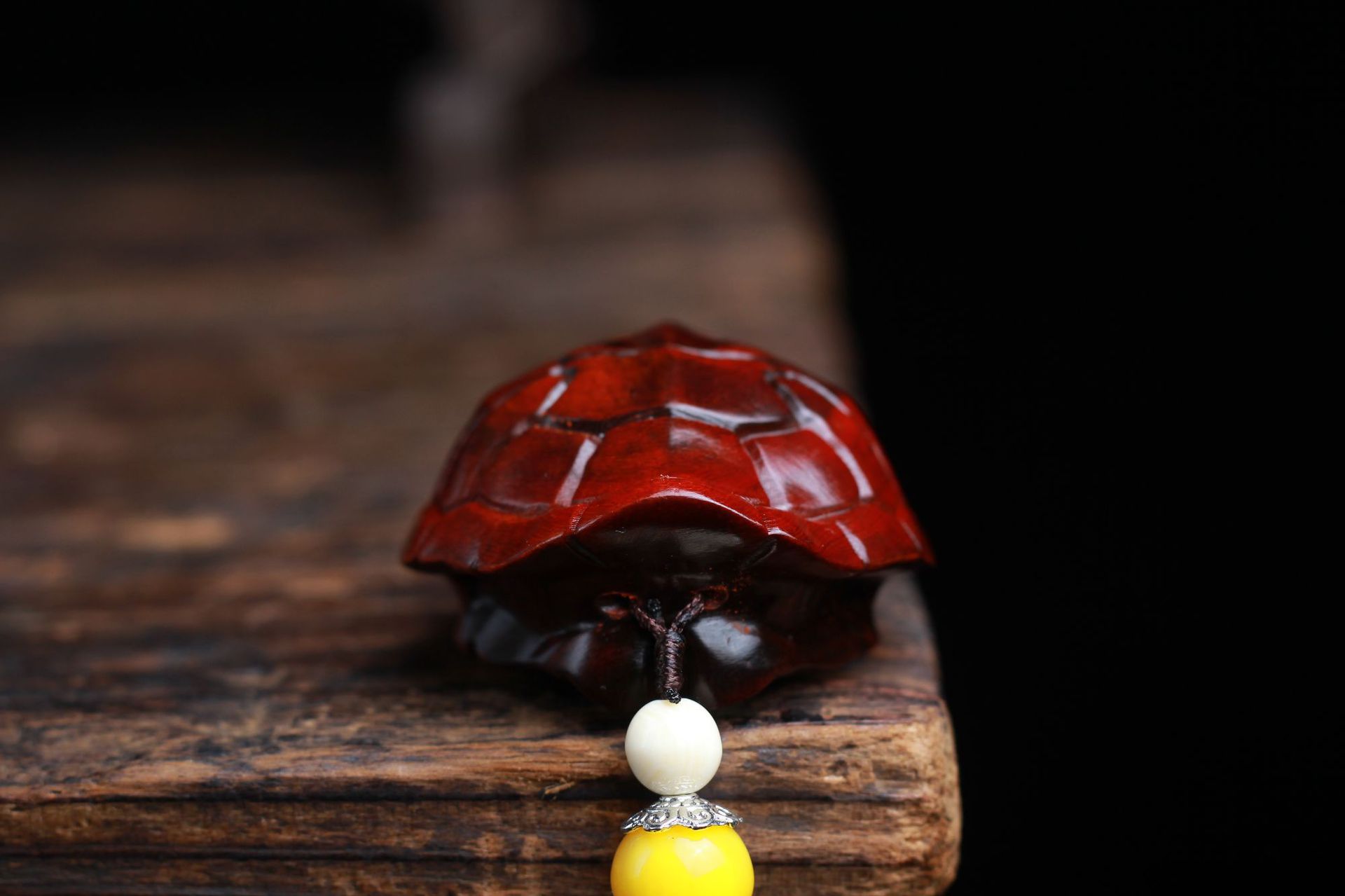 小叶紫檀乌龟壳摆件文玩龟壳手把件男士手玩把件木质工艺品饰品