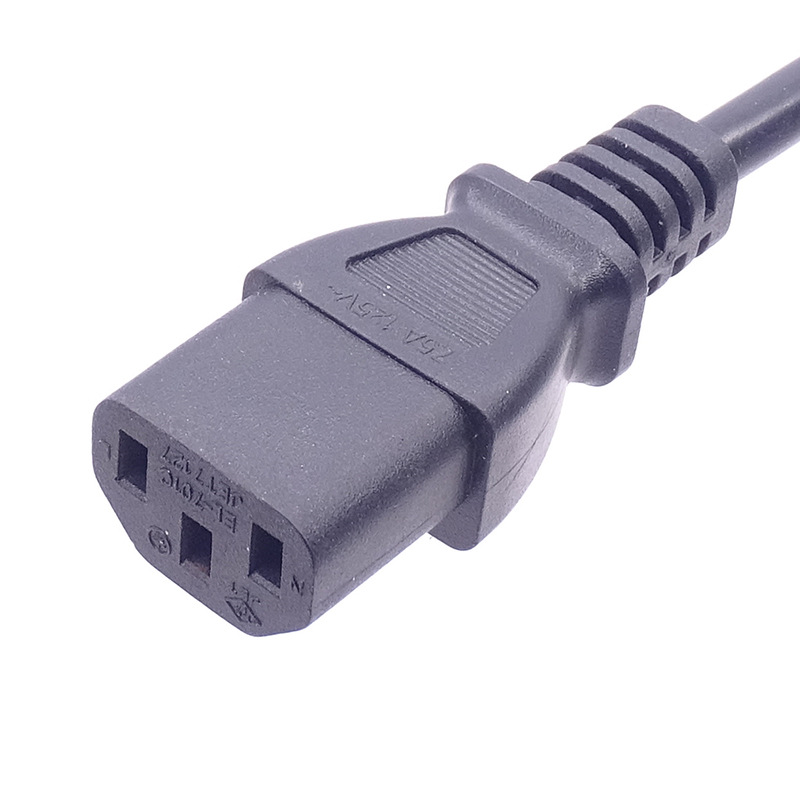 bs1363英规插头电源线英式一拖三四五六品字尾连接线品字尾一出二