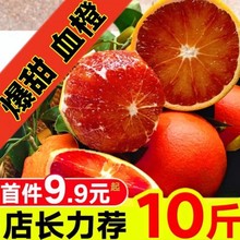 【特级】四川塔罗科血橙资中橙子红橙子新鲜水果10/5/2斤手剥橙子