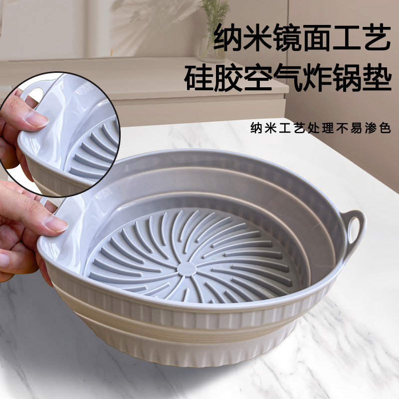 Amazon New Air Frying Potholder Silicone Baking Tray Tray Multifunctional Silicone Baking Mat High Temperature Resistance