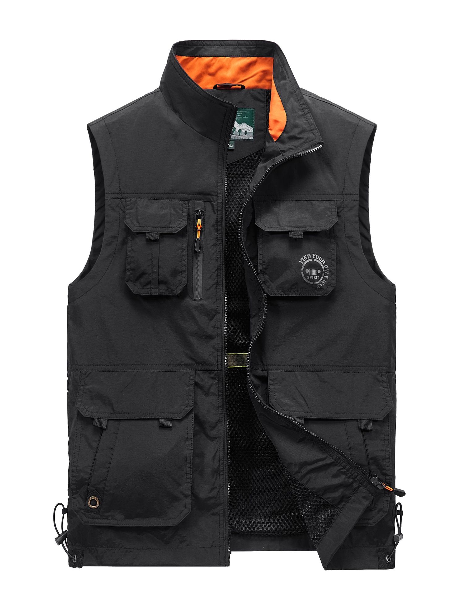 黑色摄影马甲背心