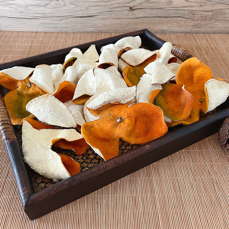 新会陈皮大红皮地道圈枝陈皮干一年新皮大红柑皮新会特产