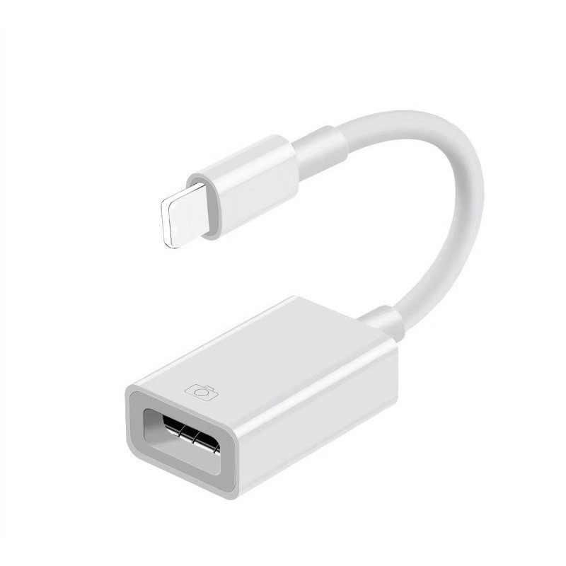 Applicable to Apple OTG Adapter USB Flash Disk Adapter Cable iPhone Phone Microphone Sound Card Type-c Converter Port