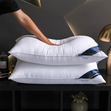 尔顿酒店48×74cm枕头一对带枕套一套装高低枕芯不塌南通家纺批发