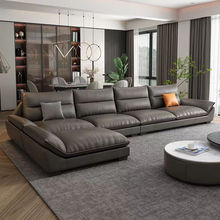 科技布沙发北欧现代客厅大小户型创意贵妃转角组合乳胶布艺沙发灬