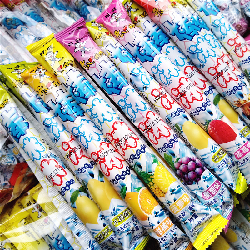 包邮旺旺棒冰冰碎冰冰棒棒冰整箱水果味零食夏季饮料怀旧冰棒批发