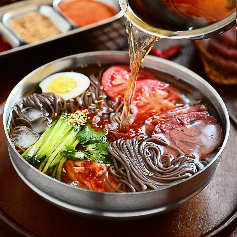 荞麦冷面东北大冷面275g*5袋装朝鲜族延吉韩国延边酸甜口冷面