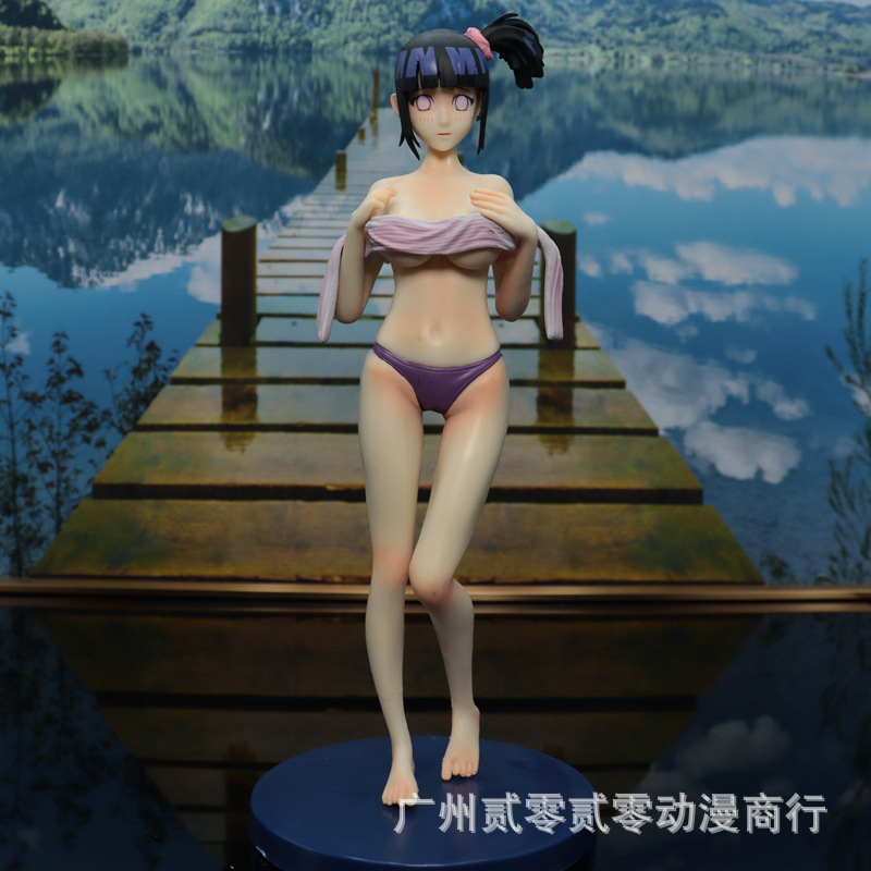 火影忍者澡堂系列浴袍雏田手办 妈见打比基尼浴巾日向雏田手办