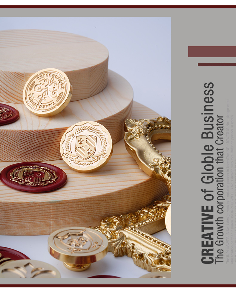 复古火漆印章原创鸢尾花系列学生手账diy装饰火蜡印信封请柬封印