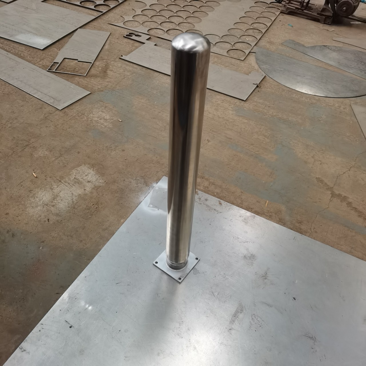 不锈钢路桩带螺纹立柱活动立柱活动路桩郑州不锈钢路桩