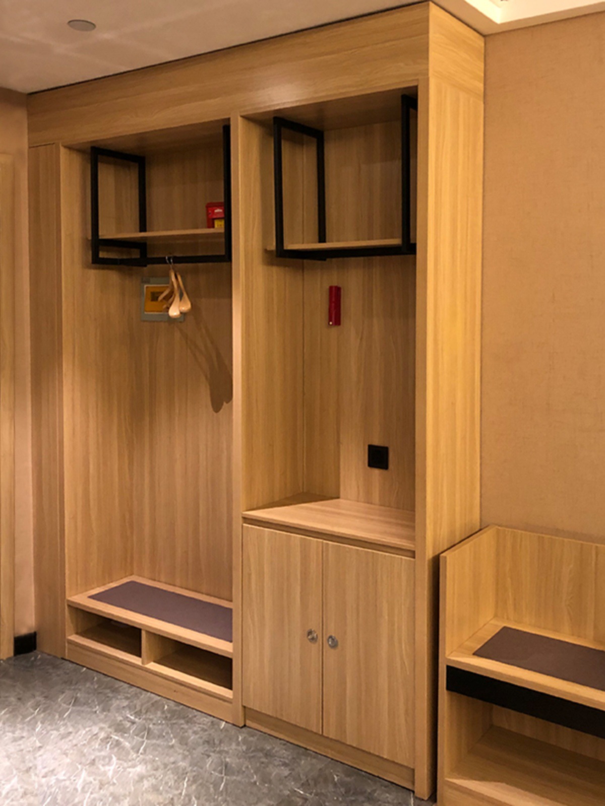 快捷商务酒店客房衣柜 民宿单身公寓宾馆板式衣橱 简易储物柜