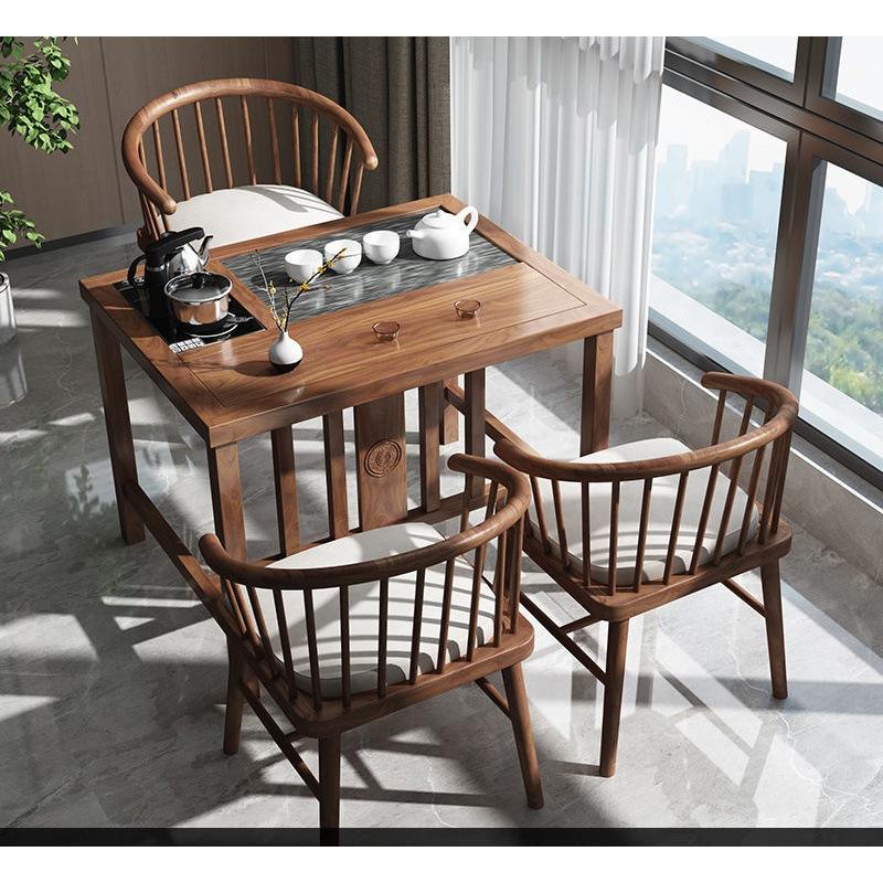 阳台茶桌桌椅椅组合小型家用茶几茶具套装小茶几实木茶台一件批发