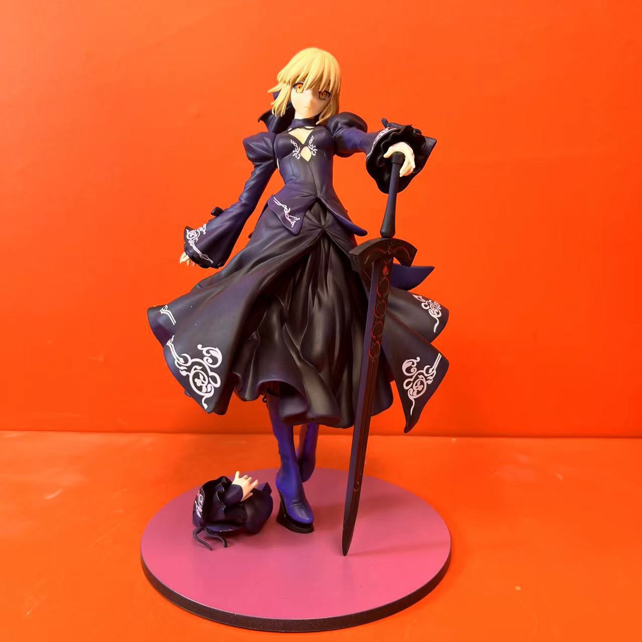 fate命运之夜 saber 黑塞巴 礼服可换手动漫国产优质版手办模型