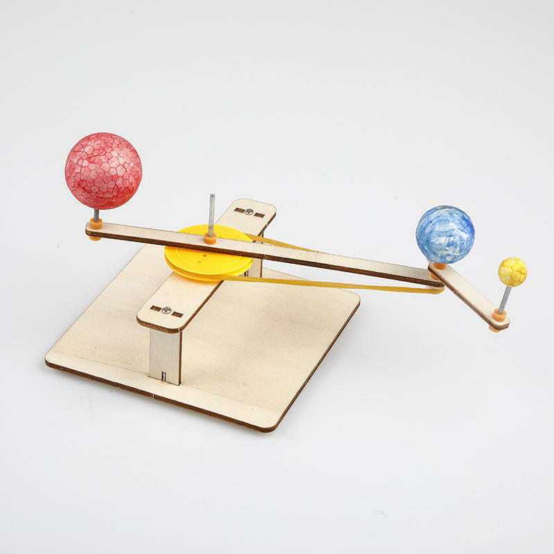 科学实验玩具科技小制作小学生diy手工制作材料包地月日三球仪